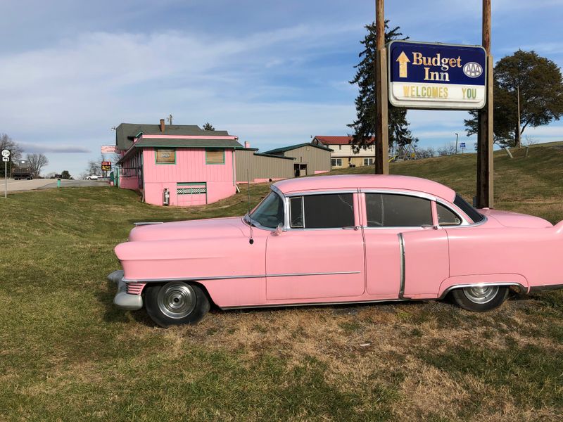 That Unmistakable Pink Cadillac Out Front