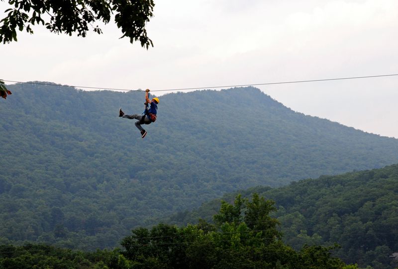 Soaring Through The Canopy On Virginia's Wildest Zipline Course