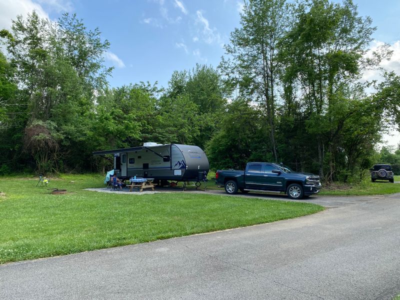 The Campground Offers Peaceful Riverside Camping