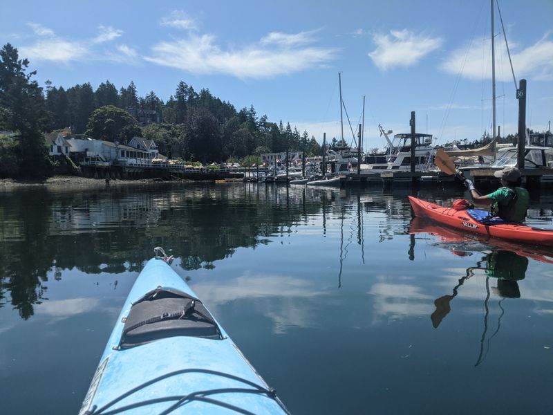 Kayak And Paddle Time Along Quiet Island Shorelines