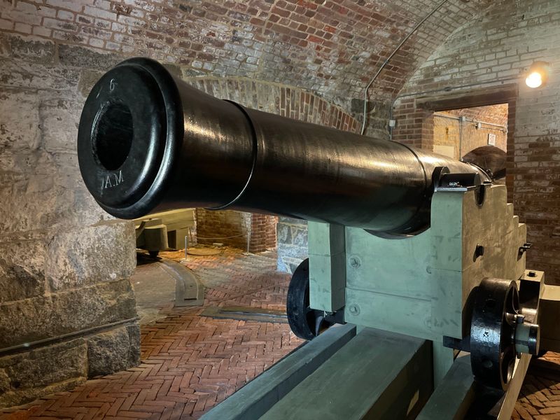 The Casemate Where Jefferson Davis Was Imprisoned