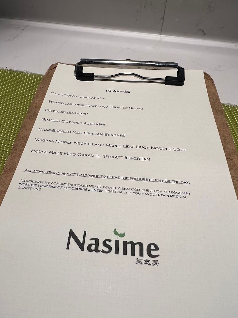 Nasime Japanese Restaurant, Virginia
