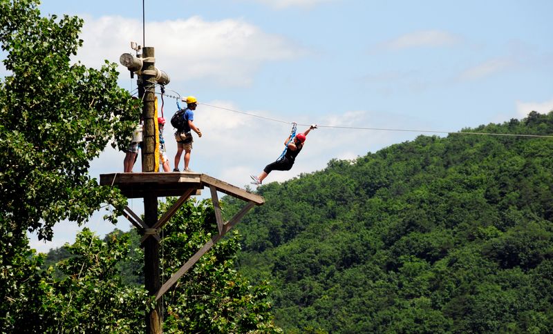 Soar Through Treetops on the Zipline Canopy Tour