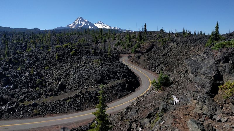McKenzie Pass-Santiam Pass Scenic Byway, Cascade Mountains, Oregon