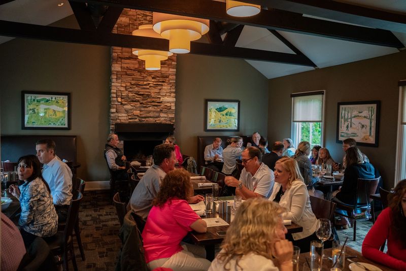 The Stone Fireplace That Sets the Whole Mood