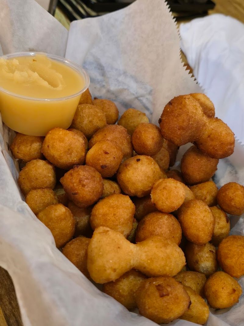 Fried Seafood Favorites Piled High Across The Buffet
