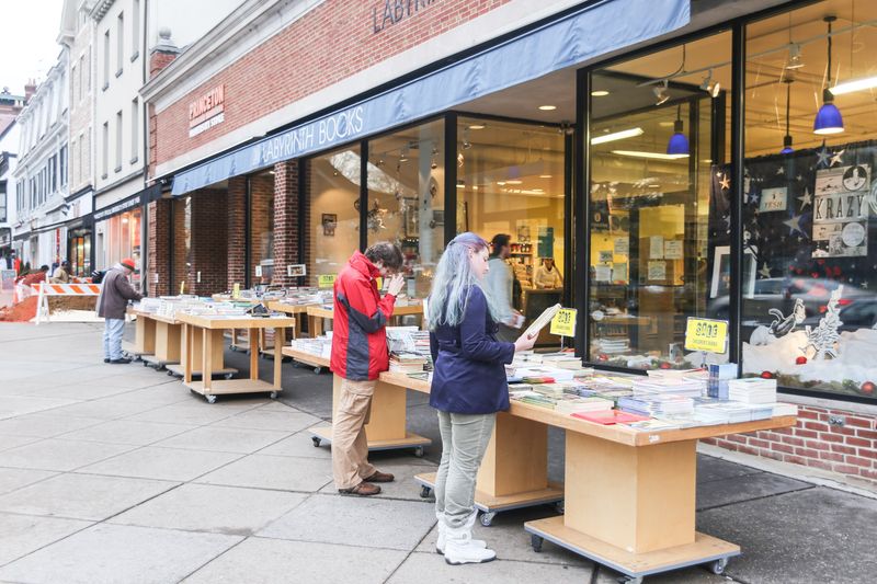 Outdoor Sale Racks That Greet You Before You Even Walk In