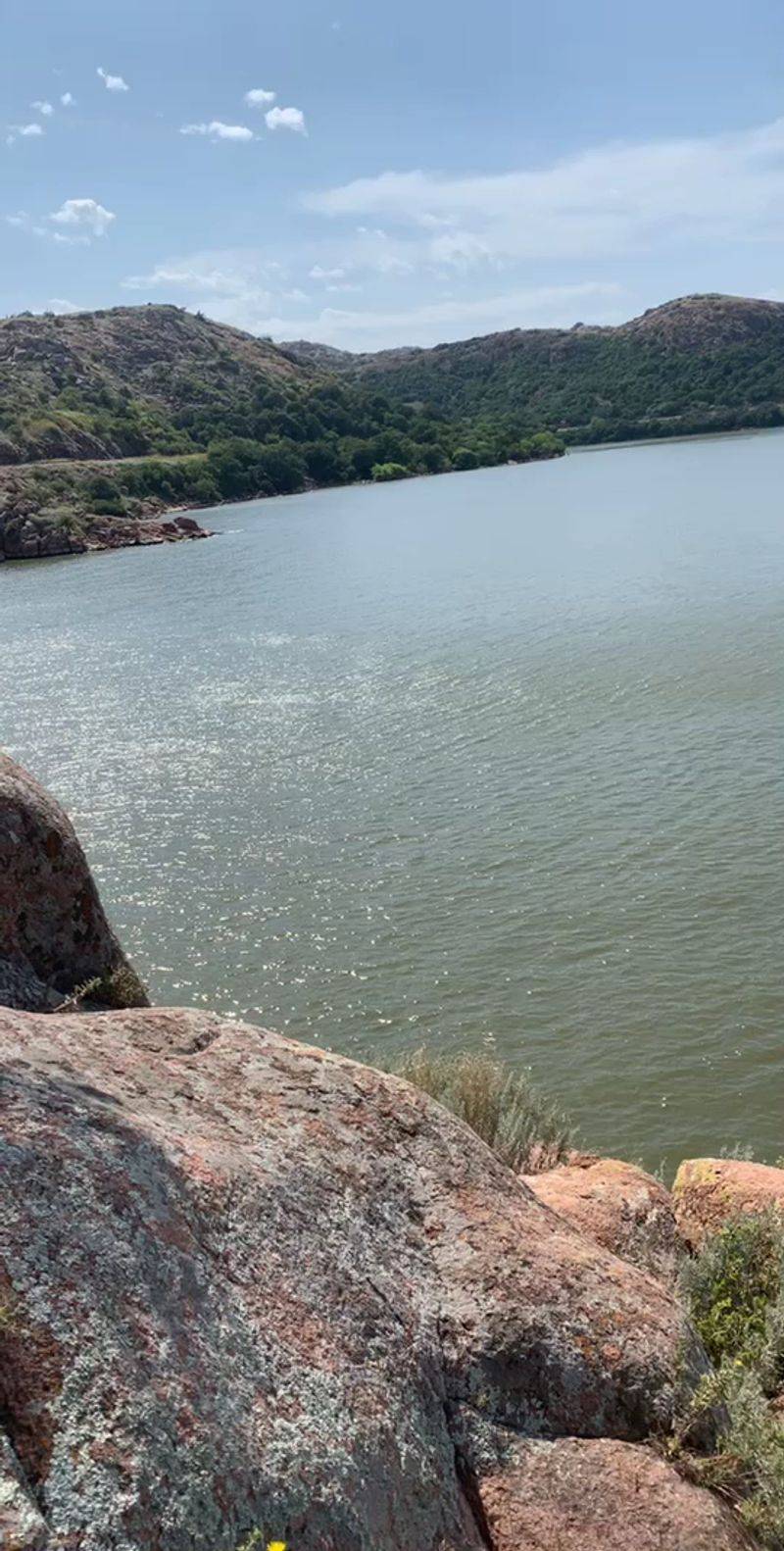 Granite Cliffs Rising Straight From the Water