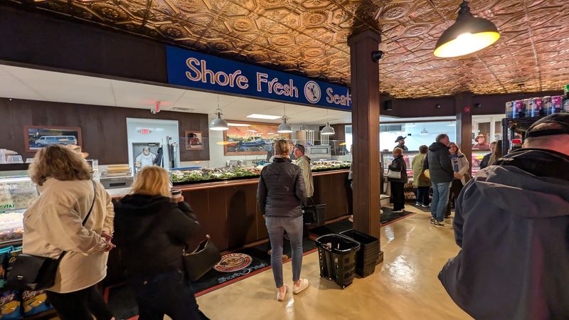Shore Fresh Seafood Market Inside the Store