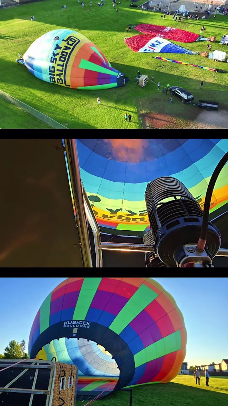 The Balloon Inflation Process Is a Show in Itself