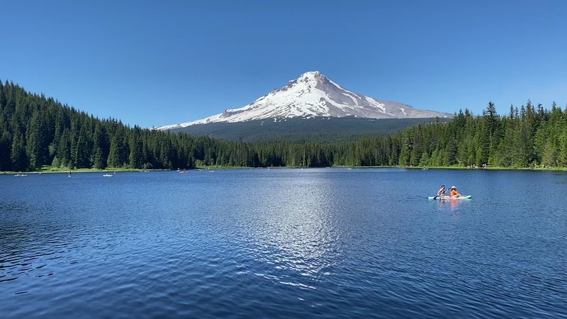 Trillium Lake Campground, Mount Hood, Oregon