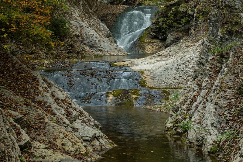 Lace Falls: The Delicate Finale at Trail's End