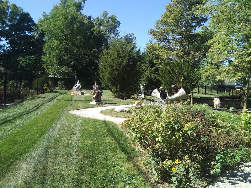 The Sculpture Garden and Nature Trail Outside