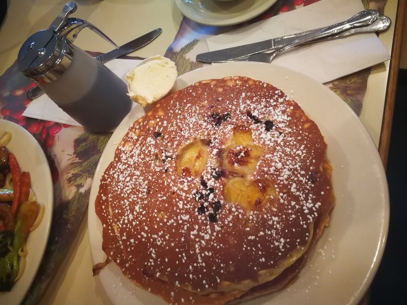 Blueberry Pancakes Bursting With Freshness