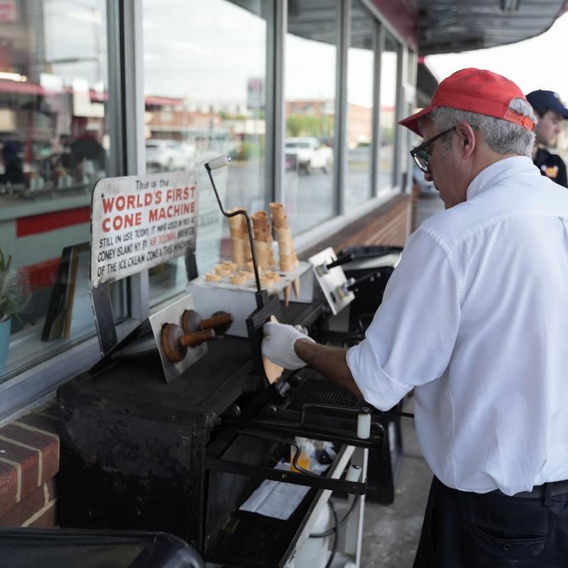 Handmade Waffle Cones Fresh Every Single Day