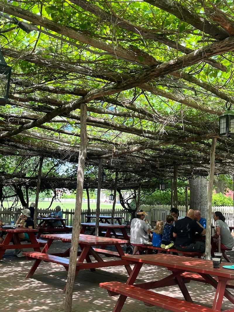 The Grape Arbor Atmosphere You Cannot Manufacture