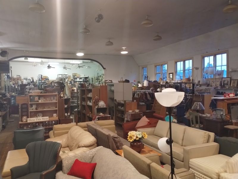 The Gymnasium Filled with Antique Furniture