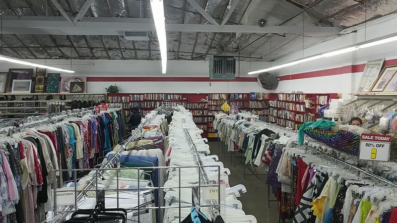 Clothing Racks Where Basics And Vintage Mix Together