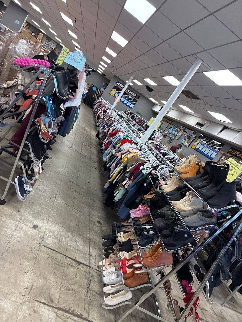 Clothing and Accessories in a Surprisingly Organized Section