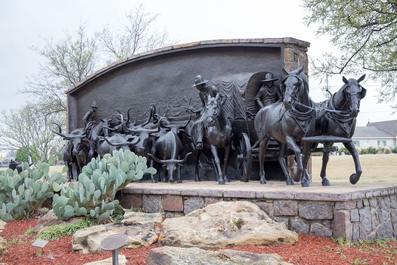 The Outdoor Bronze Sculptures Set the Tone Immediately