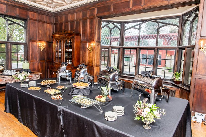 The Tudor-Style Dining Room Added in 1917