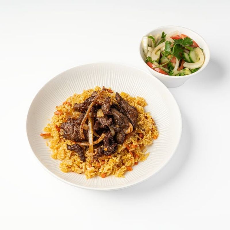 Uyghur Pilaf and the Magic of Slow-Cooked Rice