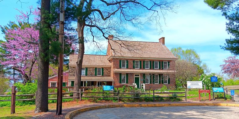 The Red Bank Battlefield Park Setting Around the House