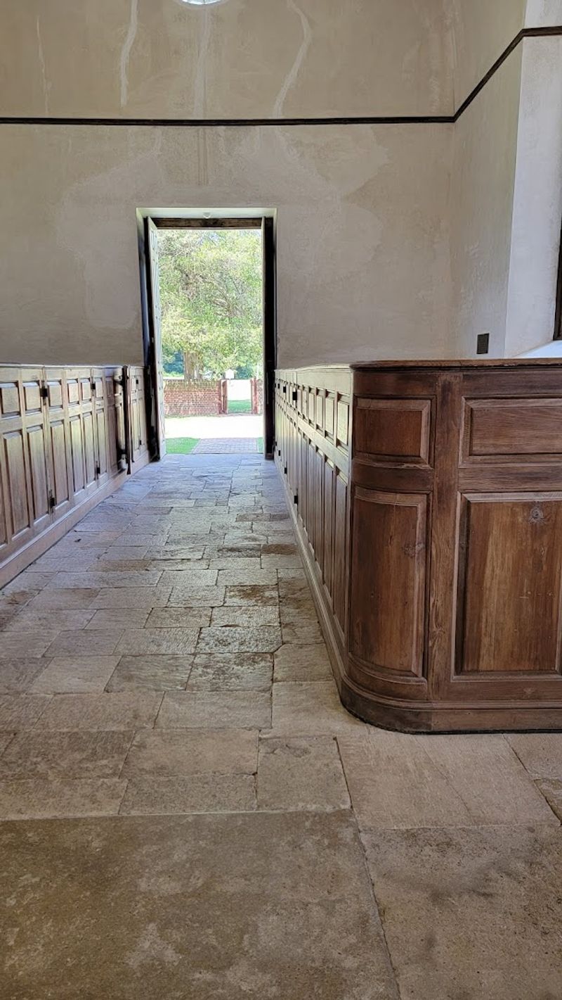 Oyster-Shell Plaster Walls and Purbeck Stone Floors