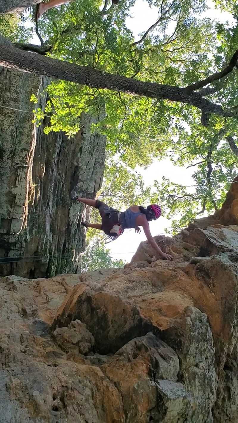 Rock Climbing at Penitentiary Hollow