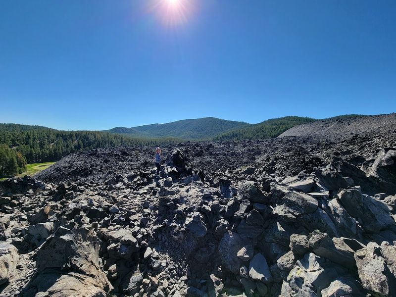 The Obsidian Flow and Lava Fields