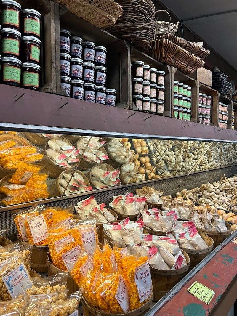 Farm Market Shelves Filled With Local Favorites