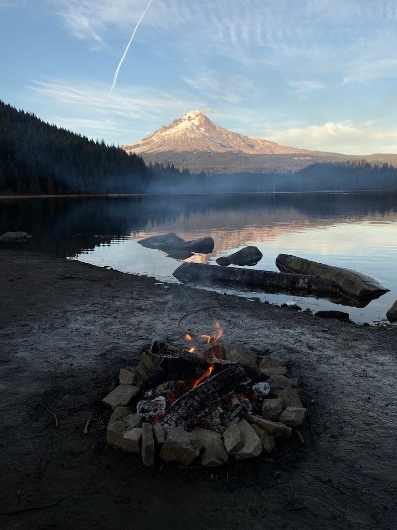 Camping Under the Stars at Trillium Lake Campground