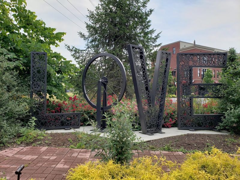 Washington and Old Dominion Railroad Trail LOVEwork, Virginia