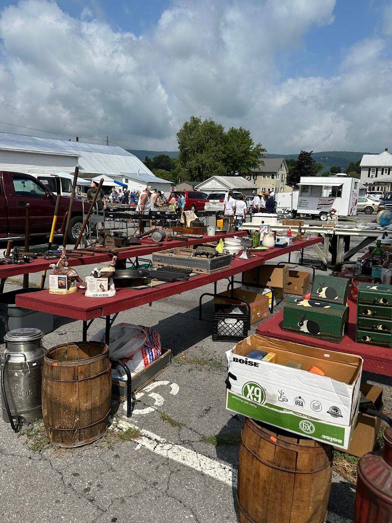 Flea Market Tables, Farm Goods, And Side Browsing Worth Your Time