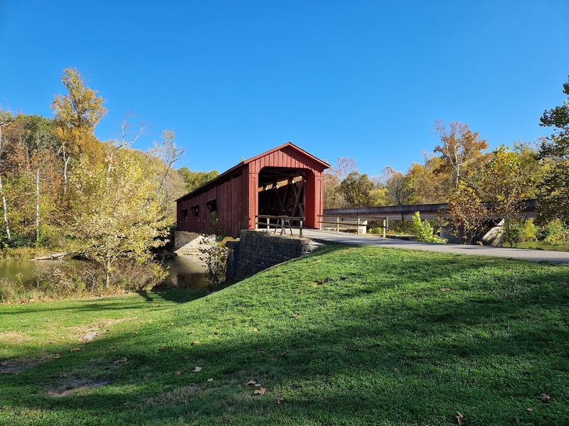 The 1876 Covered Bridge Adds Historic Charm to Every Visit