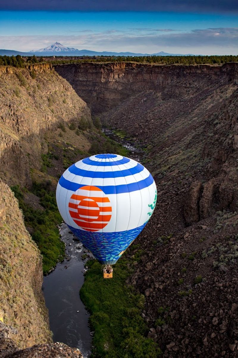 Floating Above the Crooked River Canyon