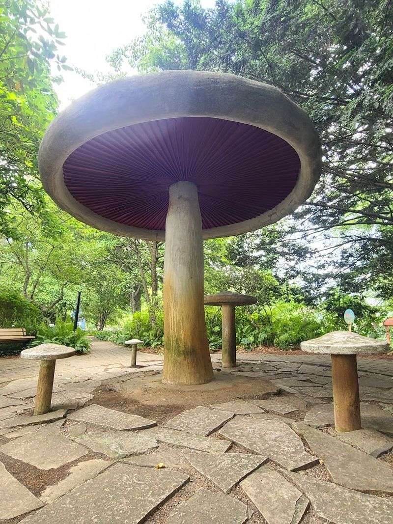 The Giant Mushroom at Krider Gardens