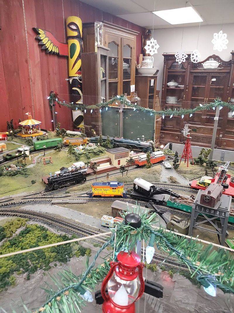 A Working Model Train Room That Delights Kids and Adults Alike