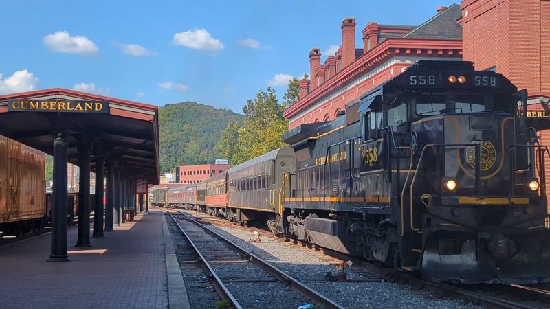 The First Big Views As The Train Leaves Town