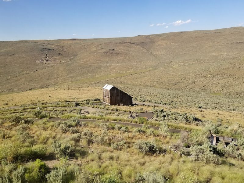 The Flagstaff Gold Mine Remnants on the Hill