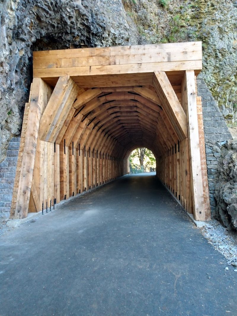 The Historic Columbia River Highway Tunnel Nearby