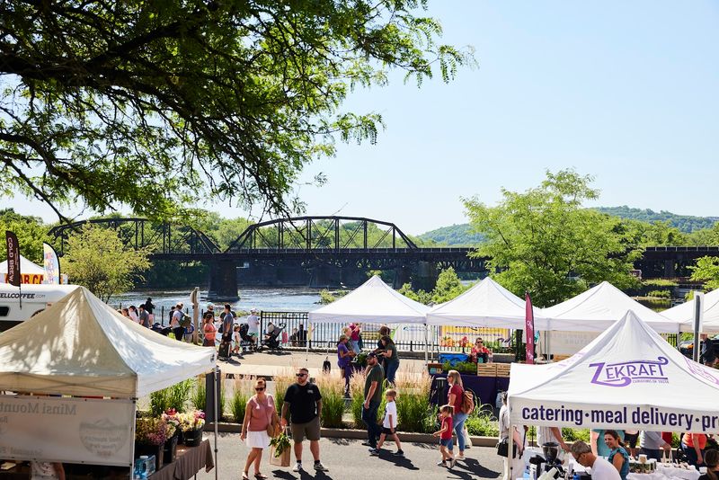 Easton Farmers Market Just Across the Bridge