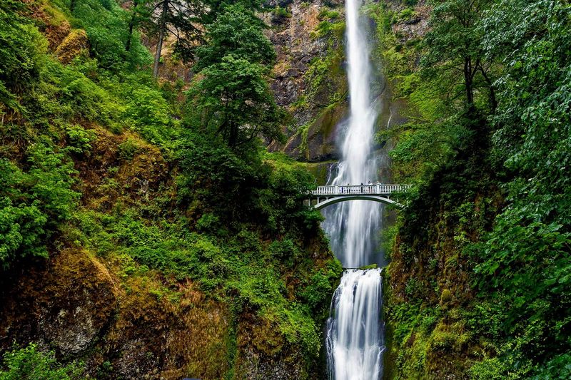 Multnomah Falls Trail, Columbia River Gorge, Oregon