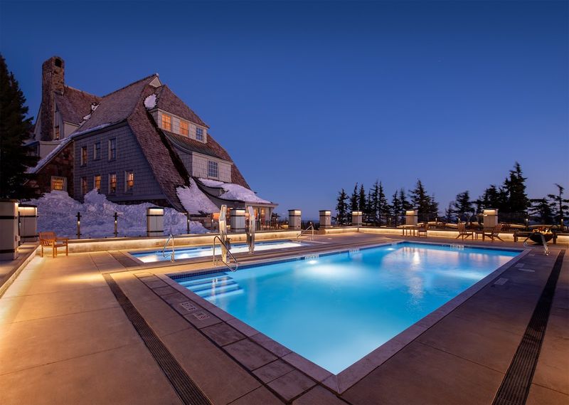 The Heated Outdoor Pool and Hot Tub Add to the Full Experience