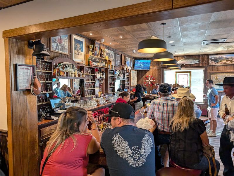 The Old Elko Setting Gives The Meal More Weight