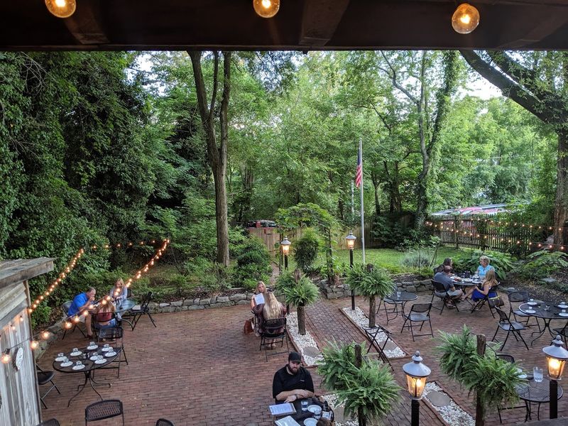 The Outdoor Terrace Is a Scene