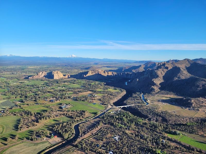 Flying Above the High Desert Near Redmond and Terrebonne
