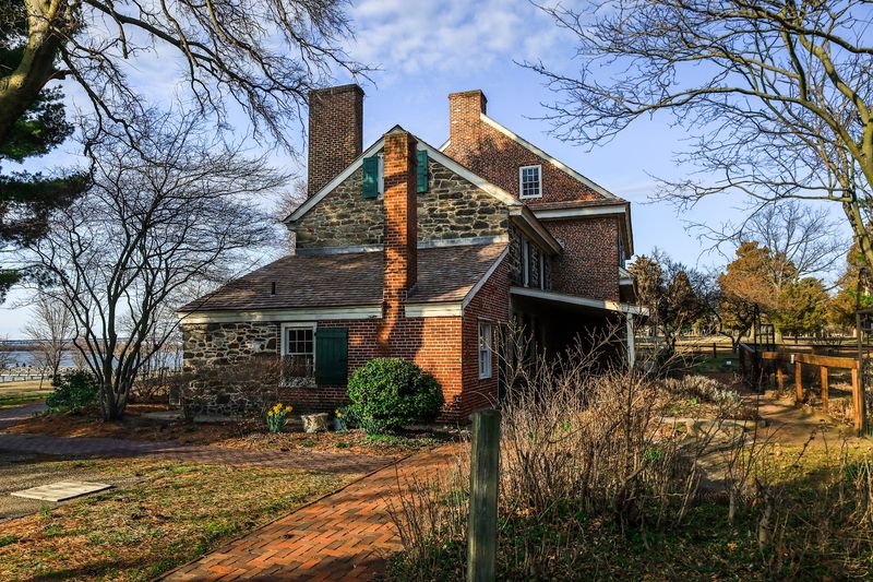 The Cannonball Damage Still Visible on the North Wall