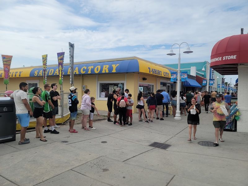 Start On The Boardwalk And Follow The Line On Purpose