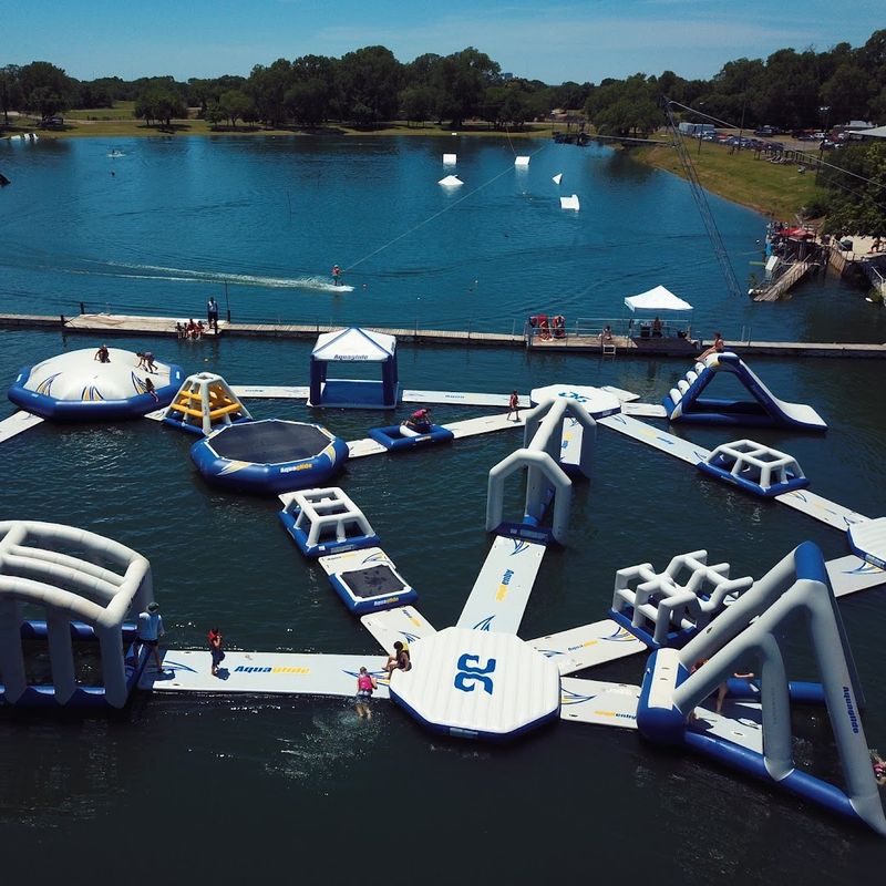 The Floating Inflatable Obstacle Course